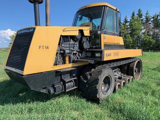 1989 CAT Challenger 65 Belted Tractor C/w A/c Cab, Draw Bar, (5) Hydraulic Connections, Showing 3262 Hrs, SN 7YC01459 *Note Located Off-site near Killam AB For More Information Call Tony 780-935-2619*