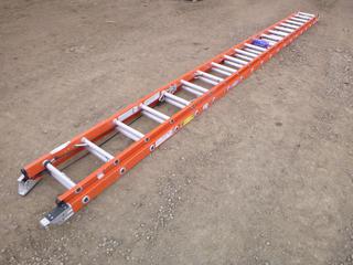 Werner 40 Ft. Extension Ladder,  Part 815901, Max. Capacity 300 lbs.,*Note: Damaged*   (Crane Way)