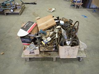 Assortment of Belts, Delco Remy Motors and Qty of Heavy Equipment Parts