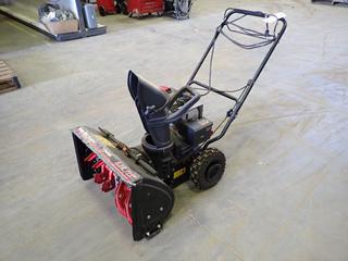 Yard Machines Xtreme Auger 22 In. Snow Blower w/ 5.5 HP, 195 cc Engine, Electric Start,  *Note: Flat Tires*