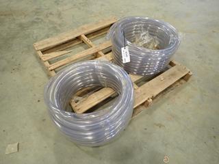 (2) 1 1/4 In. Vinyl Tubing, (1) Greenline, (1) Kuri-tec, *Note: Length Unknown*  (T-2-3)