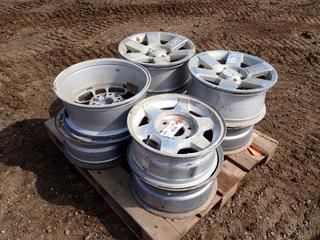 (4) Aluminum And (4) Steel Rims, Assorted Size