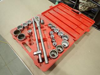 3/4 In. Drive Socket Set, *Note: Incomplete*  (G-1)