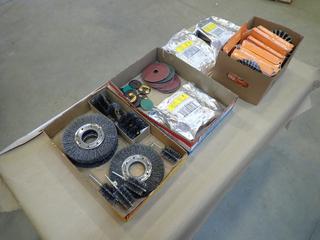 Qty Of Assorted Grinding Discs, Wire Wheel Brushes and 3M Fibre Discs  (J-3-3)