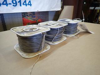 (3) Spools Of Cable-Sound & Control 2 Conductor Cable *Note: Lengths Unknown* (J-2-2)