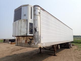 1989 Great Dane Trailers 46 Ft. T/A Van Trailer c/w Thermo-King Model 5B1305200 Temperature Control Cooler System, Showing 08732hrs, And 285/75R24.5 Tires. VIN 1GRAA9223KB046603 *Note: Cooler System Working Condition Unknown*