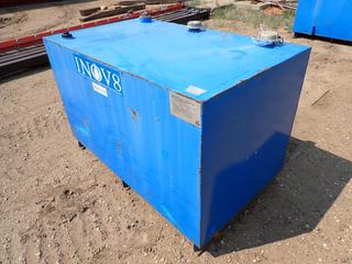 2008 Inov8 International Inc. T300 1363L Cap. Oil Storage Bench Tank, SN 0832. 60 In. X 34 In. X 39 In.