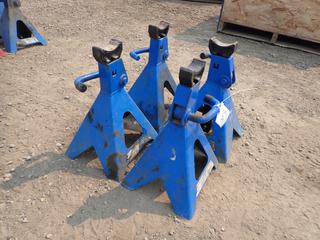 (4) Power Fist 6-Ton Jack Stands