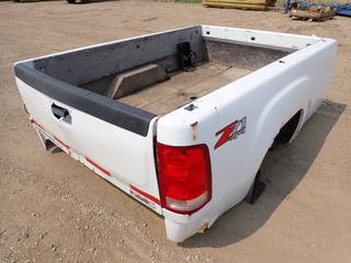 2013 GMC Z71 8 Ft. Truck Box * Note: Has Dents, Left Tail Light Broken, Missing Handle On Tailgate*