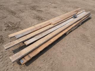 Qty of  1 1/2 In. X 5 1/2 In. Lumber, Approx. 14Ft. Long