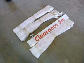 (4) Clearance 5m Banners  (S-2-2)