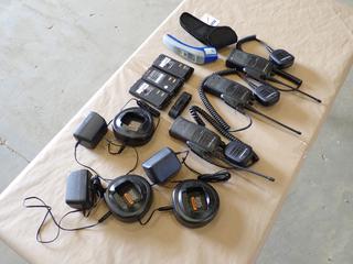 (3) Motorola HT750 Two Way Portable Radios c/w Mics, (3) Motorola Chargers, (3) Extra Batteries,  (1) TIF 7610 Heat Thermometer, *NOTE: Works as per Consignor*  (T-3-2)