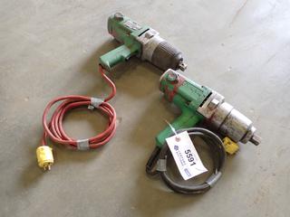 (2) Hitachi 3/4 In. Electric Impacts