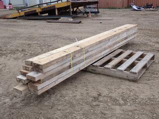 Qty Of  2 In. x  6 In. Pieces Of Lumber, Various Length, 124 In. X 134 In. 