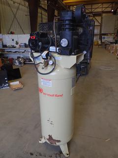 Ingersoll Rand 230V Single Phase 60-Gal 135PSI Air Compressor. SN CBV211888  (Z) *Note: Works As Per Consignor*