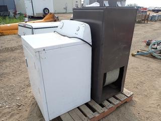 Lennox G803-120-1 12Amp 1hp Gas Furnace, 12 Amp, 1 Hp, C/W (1) Amana Dryer *Note: Working Condition Unknown*