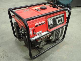 Honda Model EM1800X 60hz 1.5kva 120V Generator. SN EZCK-1019113