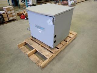 Greenstar High Efficiency Transformer w/ 112.5KVA 3-Phase, 60Hz. SN D12  (J-1-3)