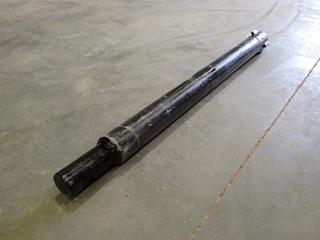 Unused Heavy Duty 4 Ft Auger Extension w/ 2 9/16 In. Round Drive