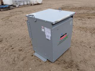 Rex Power Magnetics Type-3R 30KVA 600V 3-Phase Transformer. SN H15 *Note: Has Dent*