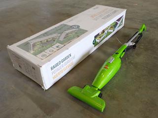 Unused Vita Raised Garden Planters 4 Ft. X 4 Ft. X 11 1/2 In. c/w Bissell Easy Vac 2033E 120V Stick Vacuum SN-21149005910 (D-2)