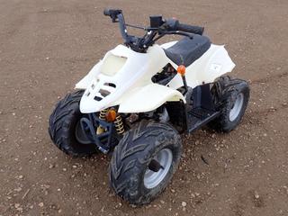 2007 Zhejiang Yongkang Easy Vehicle ATV Quad, 16x8.00-7 Tires, VIN L5KGUE82571015588, *Note: Turns Over, Won't Start, Carburetor Needs Cleaning, Damaged Tail Light*