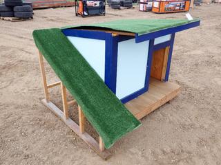 Insulated Dog House w/ Side Ramp, 51 In. X 40 In. X 38 In.