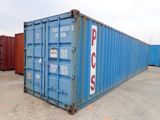 2000 40 Ft. Storage Container. SN PCHU9111378 *Note: Located Offsite @ 20412 118A Ave NW Winterburn, For More Info Contact Shazeeda @ 780-721-4178*