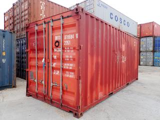 2013 20 Ft. Storage Container. SN BBTU8706840 *Note: Located Offsite @ 20412 118A Ave NW Winterburn, For More Info Contact Shazeeda @ 780-721-4178*