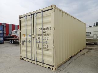 2021 20 Ft. One Way Storage Container. SN CICU2418640 *Note: Located Offsite @ 20412 118A Ave NW Winterburn, For More Info Contact Shazeeda @ 780-721-4178* *PL#1025*