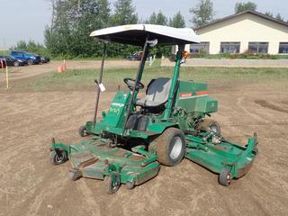 Ransomes 951D Model 946900 Ride On Wing Mower c/w 4WD, Perkins Inline 4 Diesel Engine, 11 Ft. Cutting Width. Showing 04011hrs. SN 9469000272