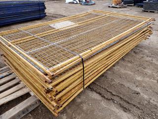 Qty Of (21) Fence Panels, 10 Ft. Length x 6Ft. High