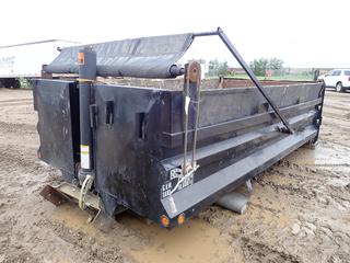 15 Ft. X 8 Ft. Dump Truck Box c/w Cylinder Manual Roll Tarp