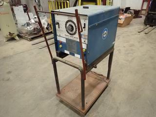 Miller Dialarc 250P-AC/DC 208/230/460V Single Phase Arc Welding Power Source c/w Stand. SN CR101089 *Note: Working Condition Unknown*  (Z)