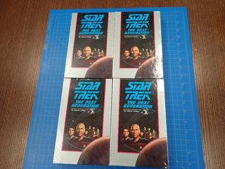 (4) Columbia House Video, Star Trek, The Next Generation, Collectors Edition VHS, *Note: Original Packaging* (PL 8340) (Office)