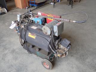 Seibring Model HHP180W 230V Single Phase Pressure Washer w/ Wayne Model EHASR Oil Burner, SN 3127, Hose and Wand  (Z)