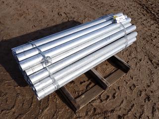 (37) Pieces Of 2 3/8 In. X 4Ft. Galvanized Commercial Pipe