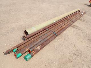 Qty Of 20 Ft. X 2 In., 20 Ft. X 3 In., 20 Ft. X 4 In. And 20 Ft. X 8 In. Steel Pipe