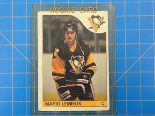 1985 OPC, Mario Lemieux, #9 Rookie Card