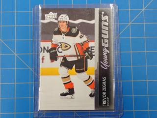 2021-2022, Upper Deck, Trevor Zegras, #232, Young Guns Hockey Card