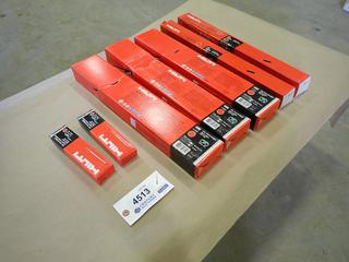 Qty of (3) Unused Hilti M10 Std .27 Cal DX Cartridge Boxes C/w (2) Unused Hilti M10 Short .27 Cal DX and (2) Hilti M40 Std .27 Cal DX Cartridges  (F-1)