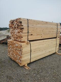 (2) Lifts of 2 x 4 x 96 in No2 S-P-F Lumber C/w Top 240 pieces, Bottom 294 pieces. Pick Up Address 24418 B East River Road, Hinton AB Call John 780-817-5687 For Appointment