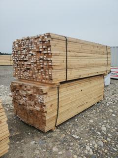 (2) Lifts of 2 x 4 x 96 in No2 S-P-F Lumber C/w Top 294 Pieces, Bottom 252 Pieces. Pick Up Address 24418 B East River Road, Hinton AB Call John 780-817-5687 For Appointment