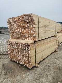 (2) Lifts of 2 x 4 x 96 in No2 S-P-F Lumber C/w Top 294 pieces, Bottom 294 Pieces. Pick Up Address 24418 B East River Road, Hinton AB Call John 780-817-5687 For Appointment