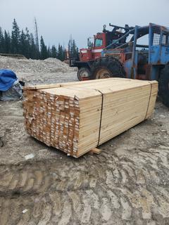 (1) Lift of 2 x 4 x 96 in No2 S-P-F Lumber C/w 294 pieces. Pick Up Address 24418 B East River Road, Hinton AB Call John 780-817-5687 For Appointment