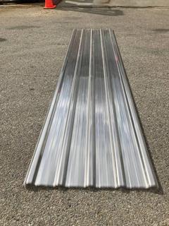 (30) Unused 12 Ft. Clear Polycarbonate Corrugated Siding Sheet Panels **Located Offsite At 15222 135 Ave, Edmonton Call Chris For More Information 587-340-9961**