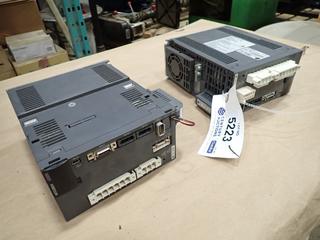 (2) Mitsubishi Model MR-J3-200B 2kw Ac Servo Drivers, MRJ 3200B, 2000W  (D-2)