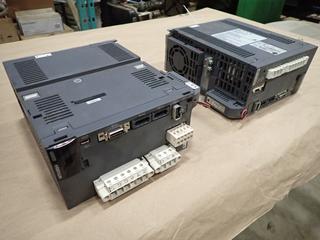 (2) Mitsubishi Model MR-J3-200B 2kw Ac Servo Drivers, MRJ 3200B, 2000W  (D-2)