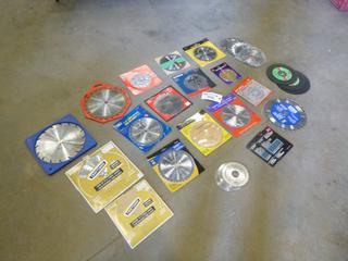 Qty Of Assorted Unused And Used Circular Saw Blades, Sizes From 5 In. - 7 1/4 In. (D-1)