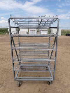 Portable Storage Rack, 36 In. X 43 In. X 74 In.